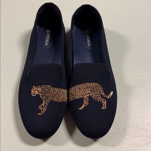 Vivaia embroidered loafers